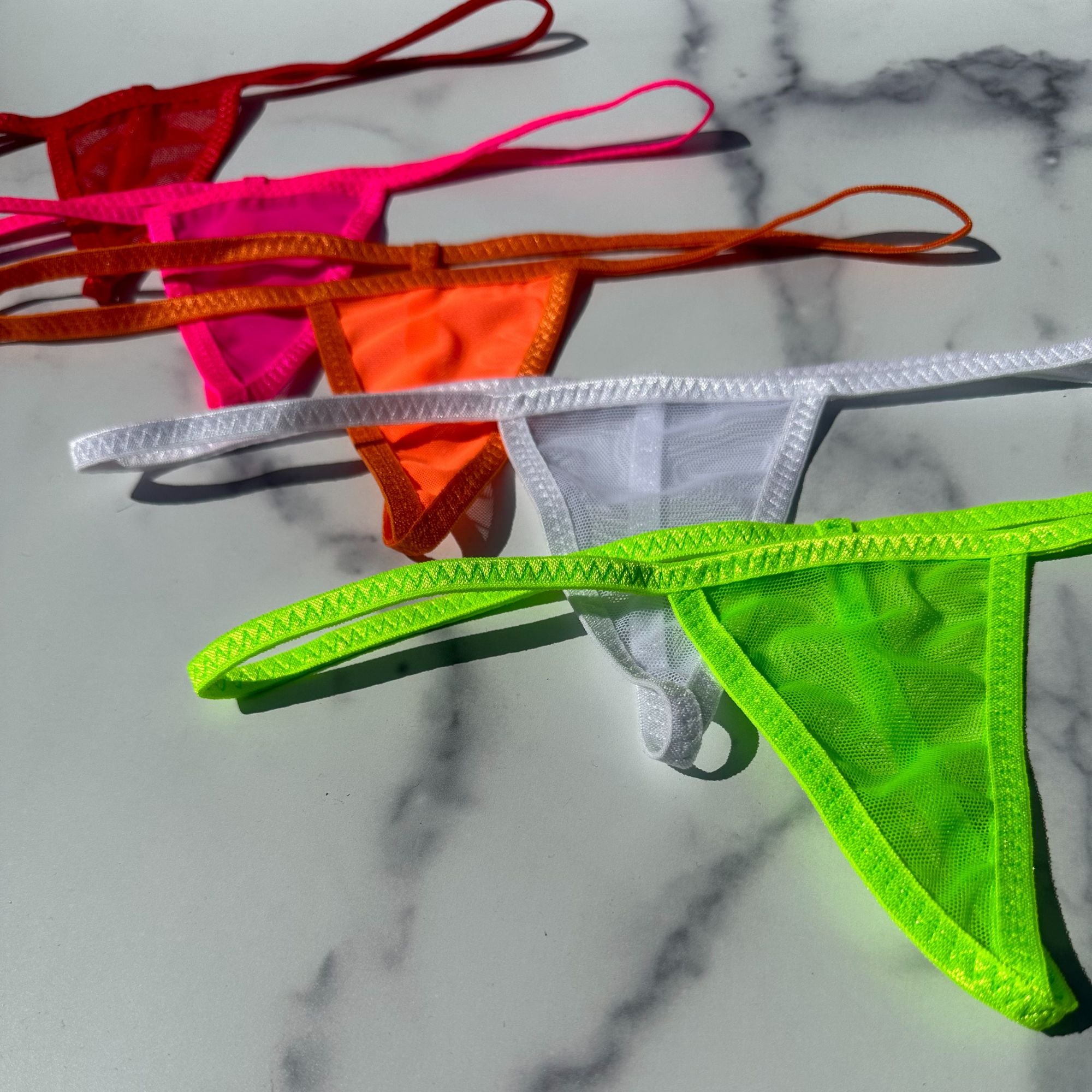 String A Bling Custom Bling Mini Micro G-String Thongs