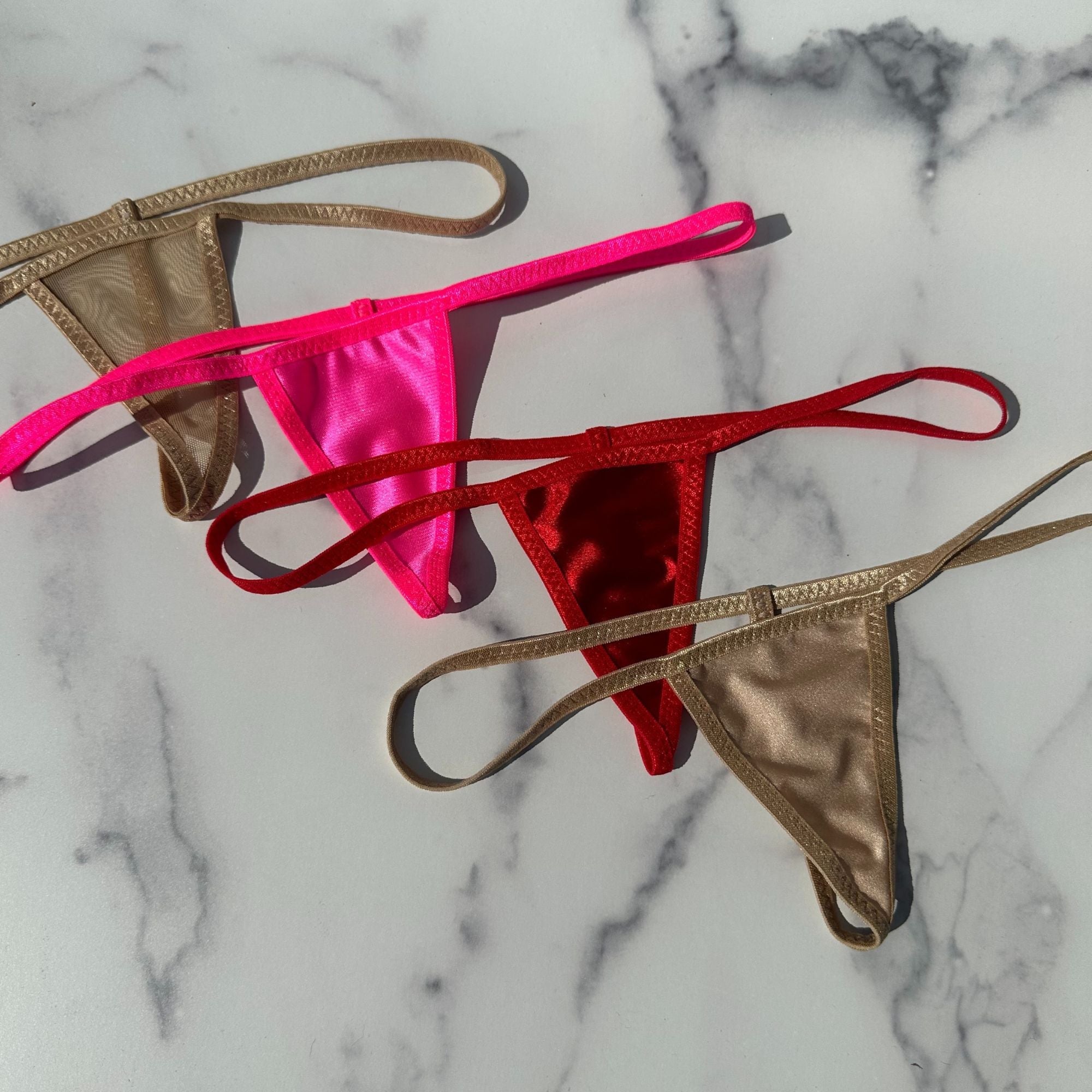 Custom Bling Mini Micro G String Thongs Custom Bling Mini Micro G String Thongs